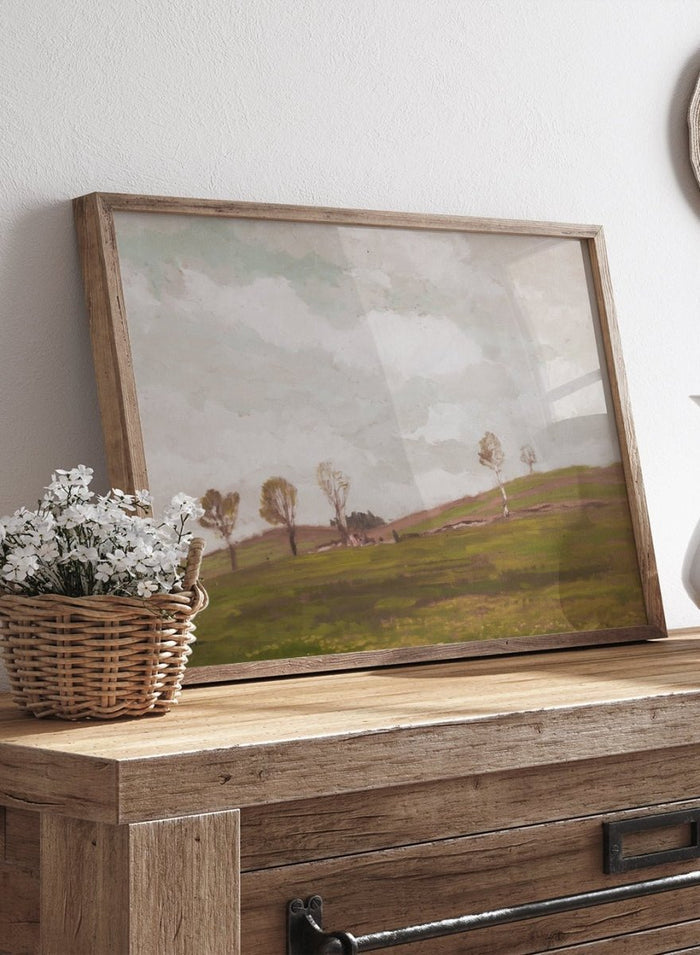 "Landscape in the Vicinity of Kameničky" Art Print_Sugar & Canvas_Gustav Macoun