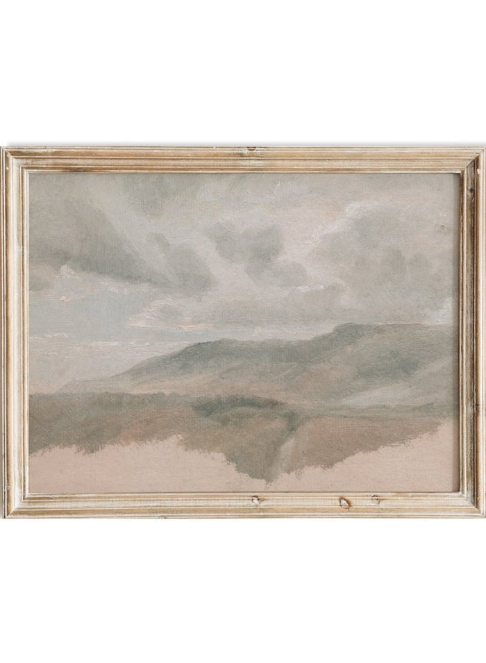 "Landscape Study with Clouds" Art Print_Sugar & Canvas_MET