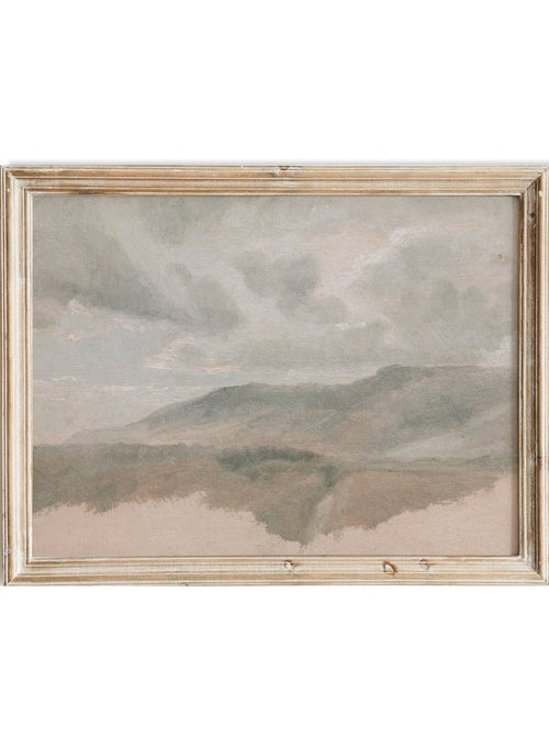 "Landscape Study with Clouds" Art Print_Sugar & Canvas_MET