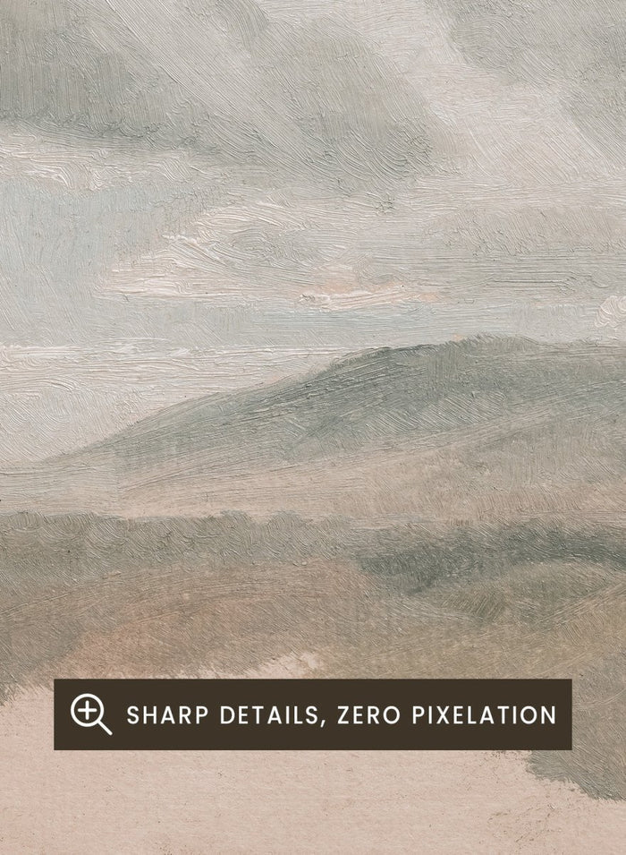 "Landscape Study with Clouds" Art Print_Sugar & Canvas_MET