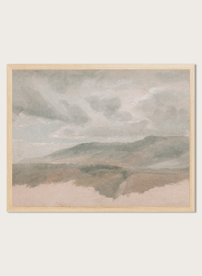 "Landscape Study with Clouds" Art Print_Sugar & Canvas_MET