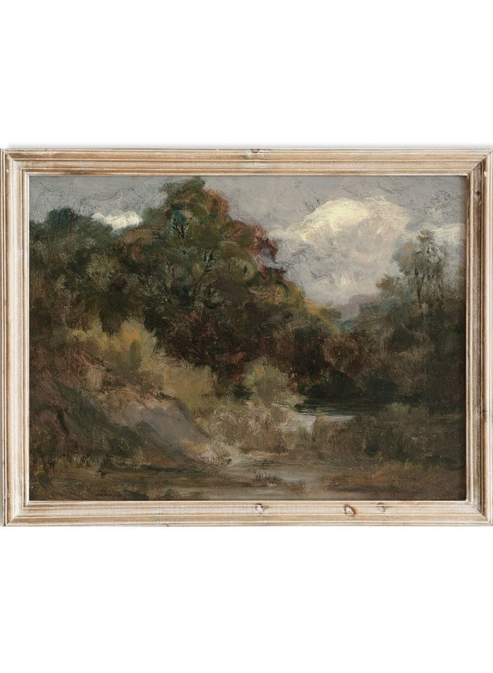 "Landscape (Trees)" Art Print_Sugar & Canvas_Edward Mitchell Bannister