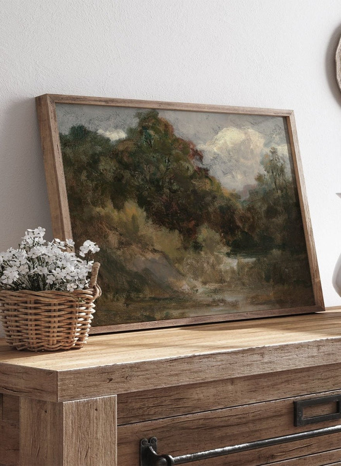 "Landscape (Trees)" Art Print_Sugar & Canvas_Edward Mitchell Bannister