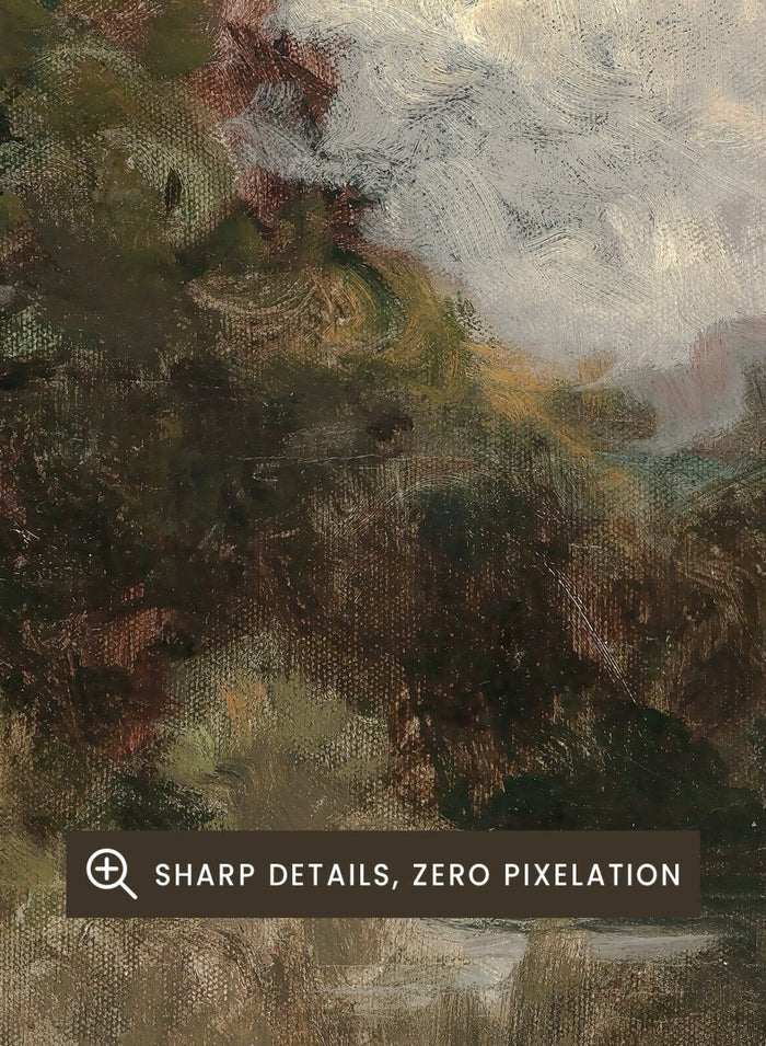 "Landscape (Trees)" Art Print_Sugar & Canvas_Edward Mitchell Bannister