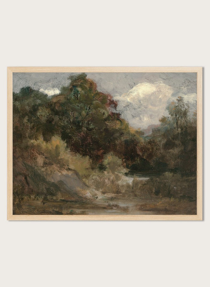 "Landscape (Trees)" Art Print_Sugar & Canvas_Edward Mitchell Bannister