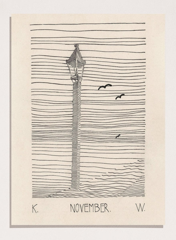 “Lantern and Three Birds” Art Print_Sugar & Canvas_Karl Wiener