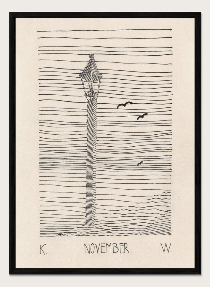 “Lantern and Three Birds” Art Print_Sugar & Canvas_Karl Wiener