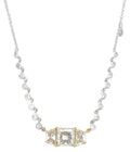 Lauren G Adams Gold Tone Scroll Cut Necklace