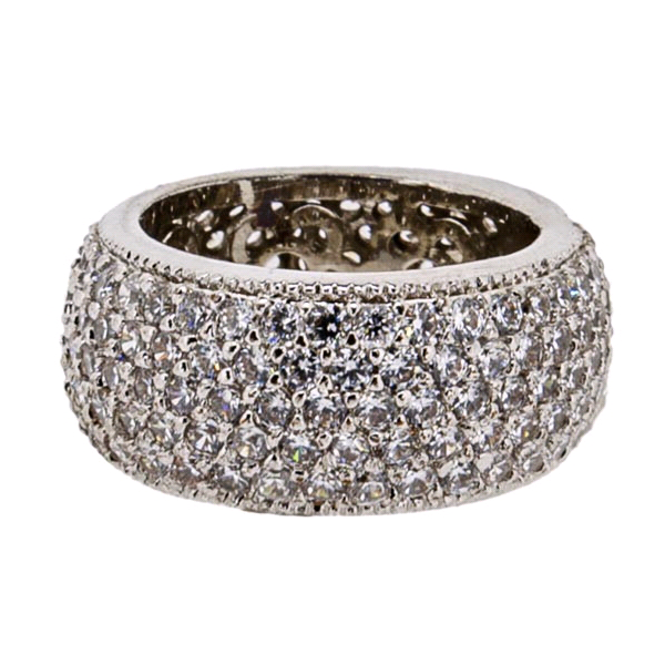 Lauren G Adams Rhodium Eternity Band