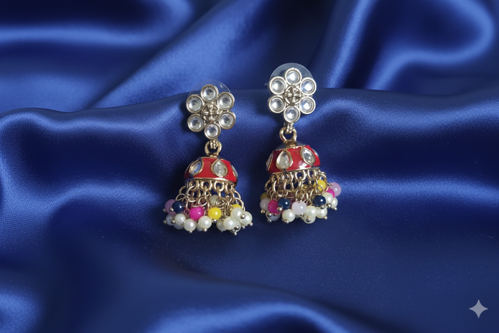 #LC1003 Indian-style colorful meenakari