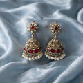 #LC1019 Classic indian oxidized jhumka