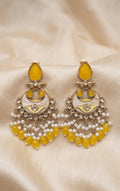 #LC1028 Beaded drop contemporary chandbalis