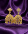 #LC1037 Diamond replica jhumka