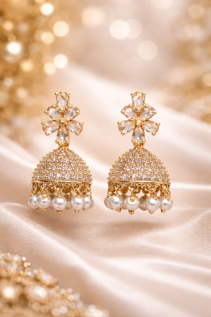 #LC1045 Floral AD Jhumka