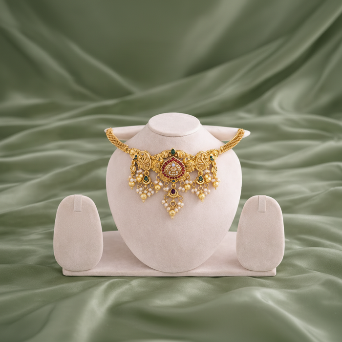 #LC1077 Royal Temple choker set