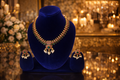 #LC1087 Rajwadi Pearl Necklace Set