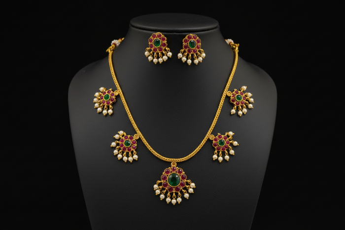 #LC1093 Traditional pavizha Maala