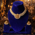 #LC1132 Choker necklace set featuring lakshmi