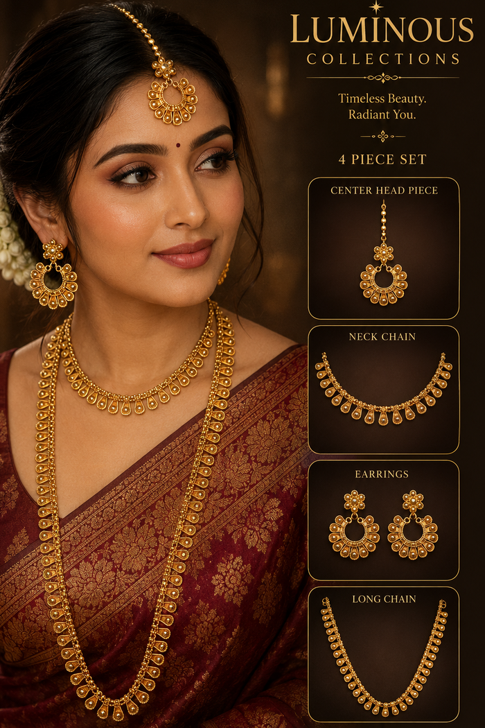 #LC1232 Long Haaram - 4 piece set