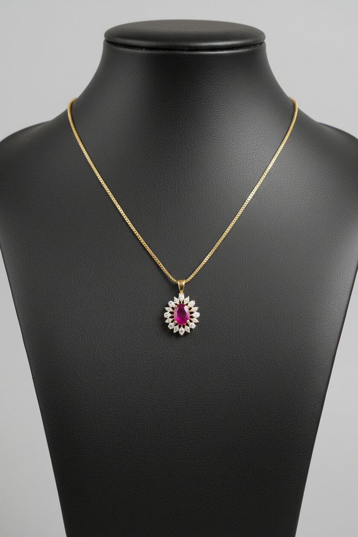 #LC1247 Purple diamond replica