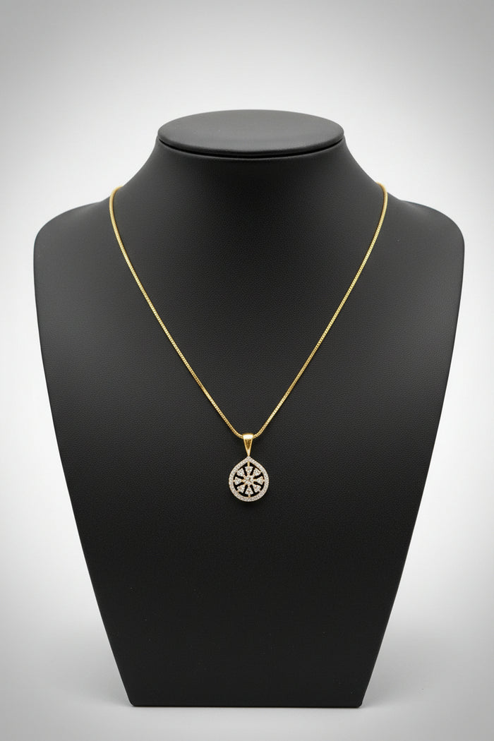#LC1252 RAIN DROP  NECKLACE
