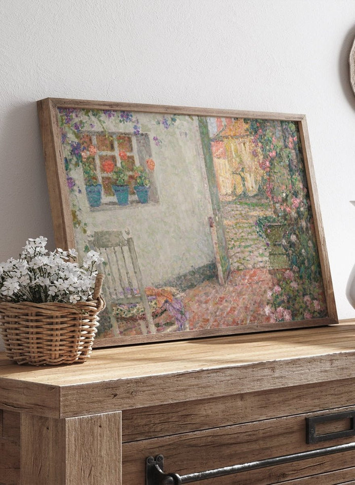 "Le Seuil Fleuri" Art Print_Sugar & Canvas_Henri Le Sidaner