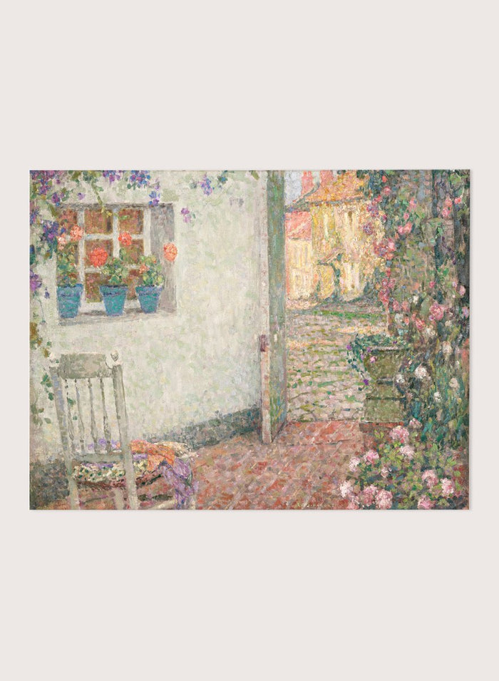 "Le Seuil Fleuri" Art Print_Sugar & Canvas_Henri Le Sidaner
