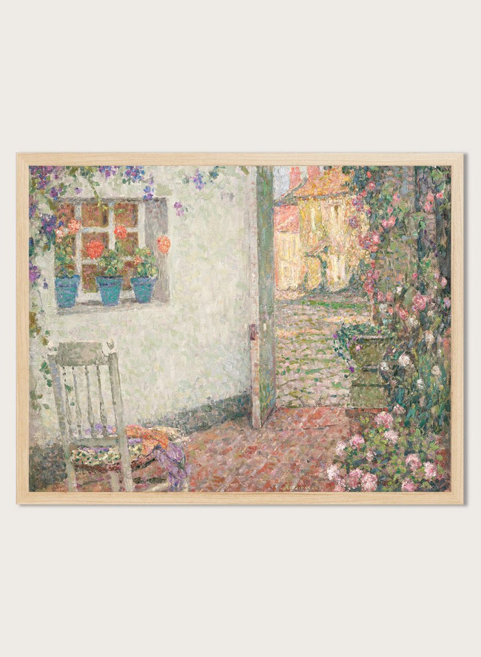 "Le Seuil Fleuri" Art Print_Sugar & Canvas_Henri Le Sidaner