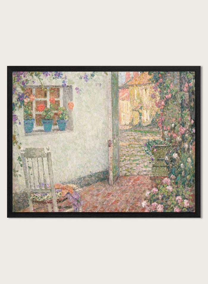 "Le Seuil Fleuri" Art Print_Sugar & Canvas_Henri Le Sidaner