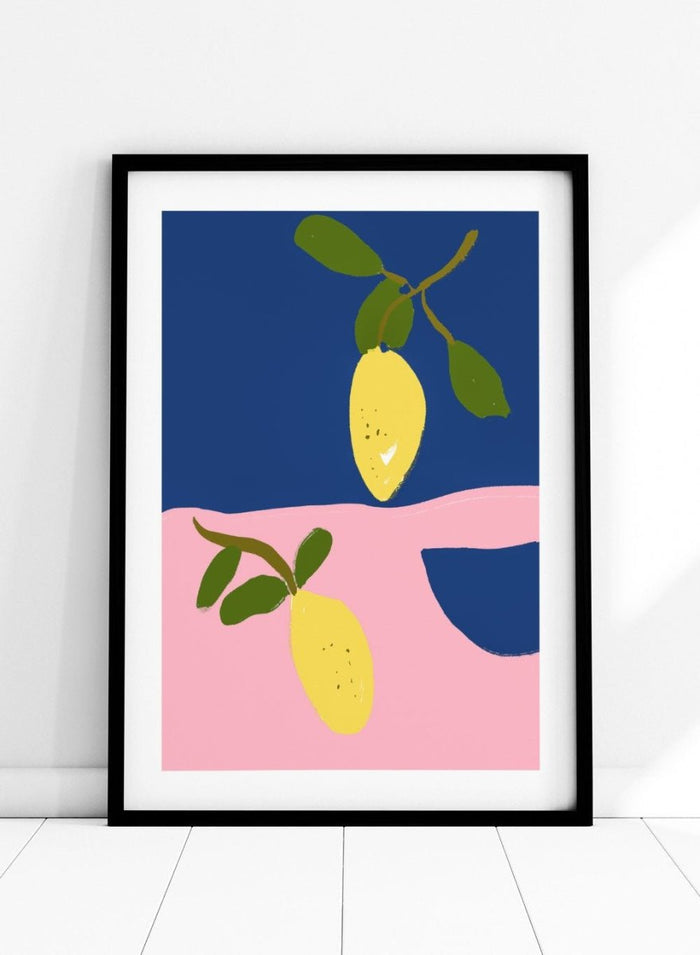 'Lemon Pop' Aesthetic Art Print_Sugar & Canvas_Sugar & Canvas