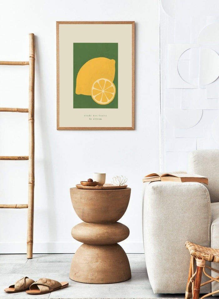 Lemons Citrus Aesthetic Kitchen Art Print_Sugar & Canvas_Sugar & Canvas