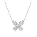 Léonne White Butterfly Necklace