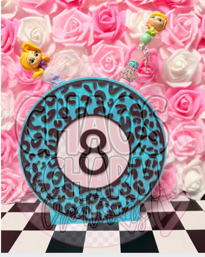 Leopard 8 Ball Pen Holder* Exclusive