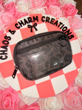 Leopard Print Wristlet