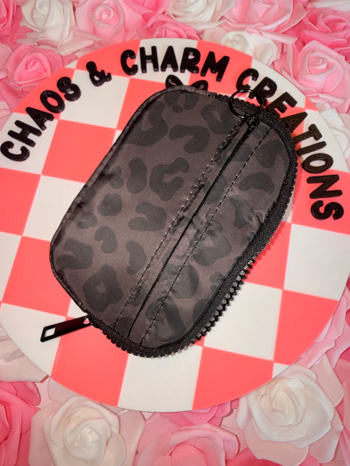 Leopard Print Wristlet