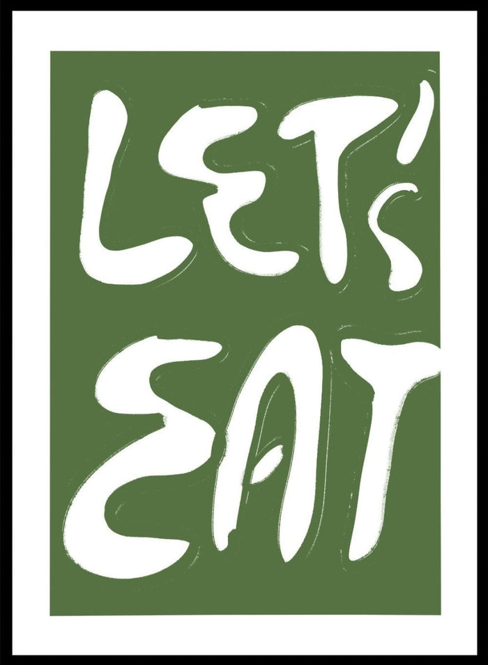 'Let’s Eat' Aesthetic Art Print_Sugar & Canvas_Sugar & Canvas