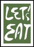 'Let’s Eat' Aesthetic Art Print_Sugar & Canvas_Sugar & Canvas