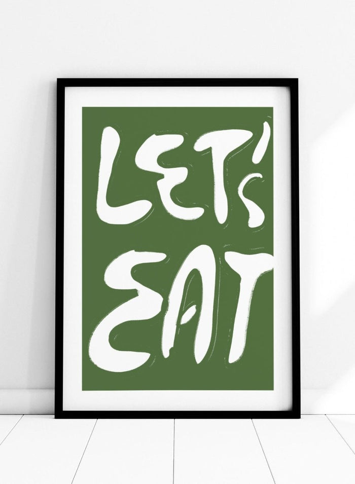 'Let’s Eat' Aesthetic Art Print_Sugar & Canvas_Sugar & Canvas