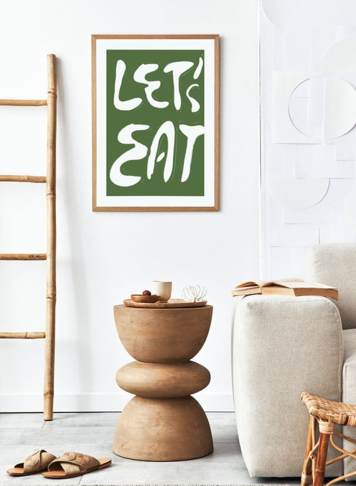'Let’s Eat' Aesthetic Art Print_Sugar & Canvas_Sugar & Canvas