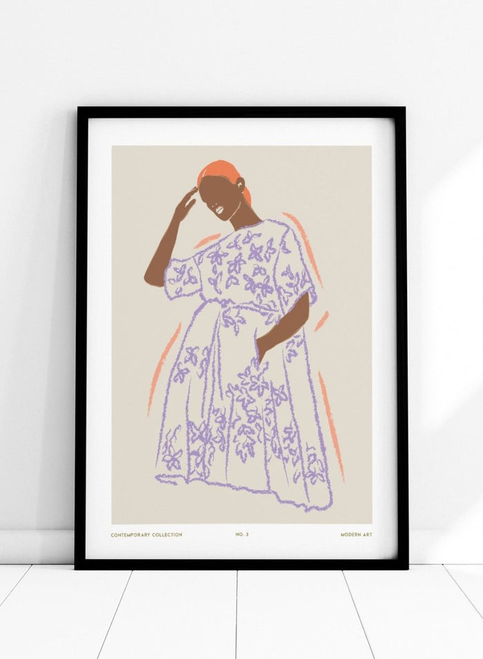 'Light & Lilac' Aesthetic Art Print_Sugar & Canvas_Sugar & Canvas