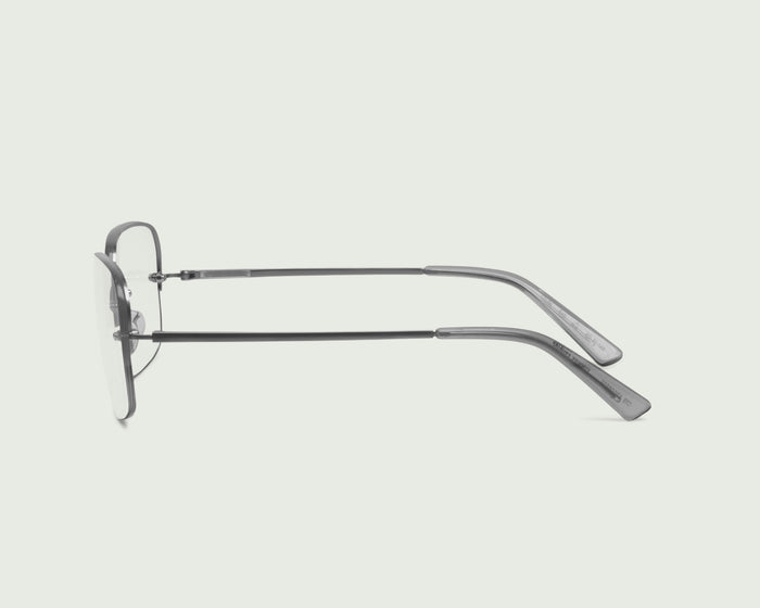 Ash::Linda Eyeglasses rectangle black  metal side