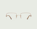 Sandstone::Linda Eyeglasses rectangle brown metal front