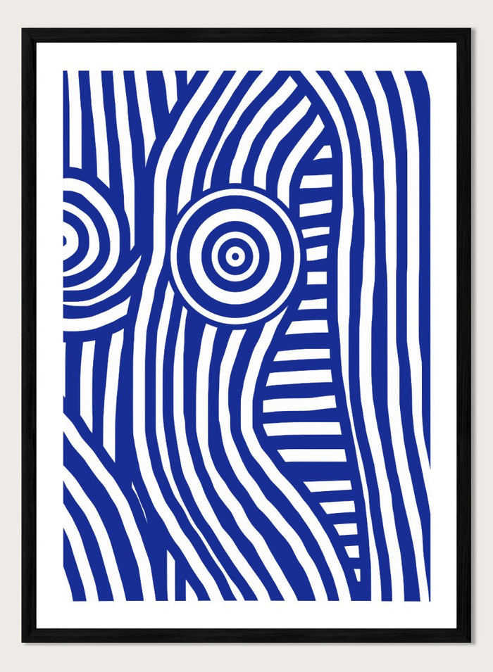 A4/8x12 inches (Framing Available) / Black Wood Frame