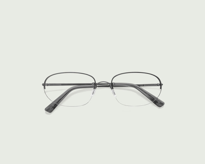 Ash::Lori Eyeglasses oval black  metal top