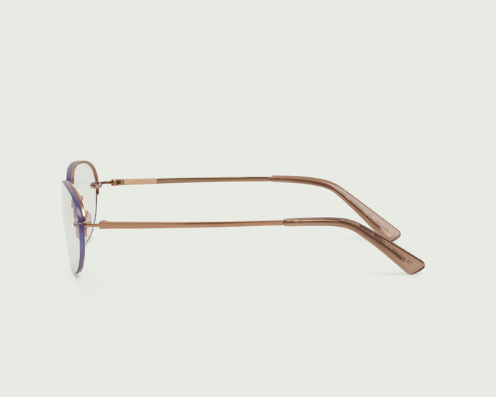 Sandstone::Lori Eyeglasses oval brown  side