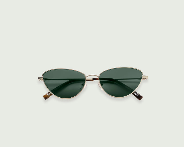 Tinsel::Lou Sunglasses cateye Gold metal top