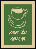 'Love You Matcha' Aesthetic Art Print_Sugar & Canvas_Sugar & Canvas
