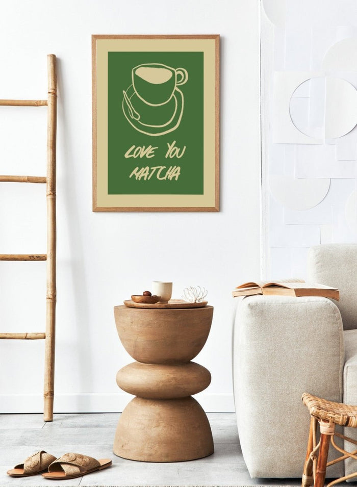 'Love You Matcha' Aesthetic Art Print_Sugar & Canvas_Sugar & Canvas