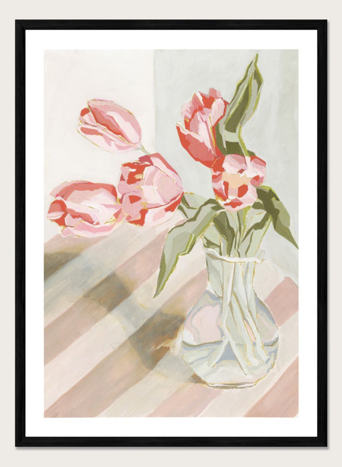 A4/8x12 inches (Framing Available) / Black Wood Frame