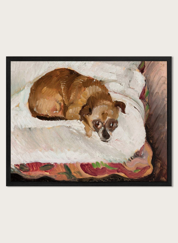 "Lying Dog" Art Print_Sugar & Canvas_Zygmunt Waliszewski